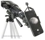 Celestron 81035 Basic Smartphone Adapter - Compatible with Telescopes, Binoculars, Spotting Scopes and Microscopes, Capture Images and Video Through Your Eyepiece, Black